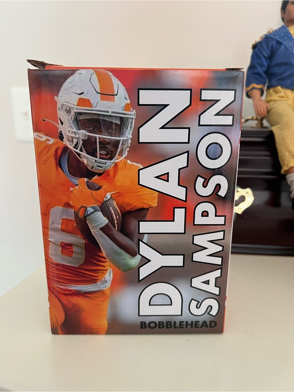 SGA bobblehead from the Tennessee Vols Cleveland Browns Dylan Sampson NEW